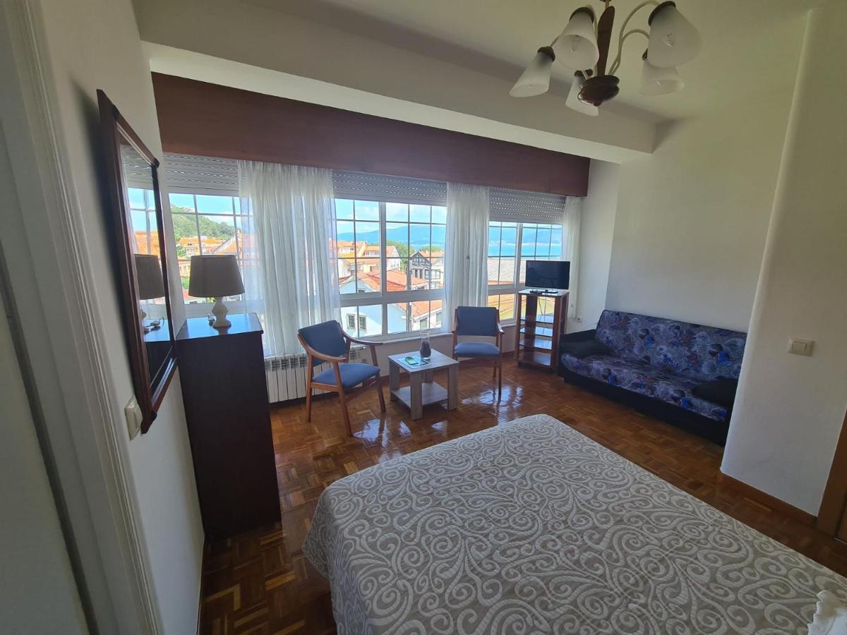 Hotel Hostal Playa Atlantica Louro Exterior foto